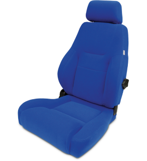 All Jeeps (Universal), Universal - Fits All Vehicles Procar Racing Seat - Elite Lumbar Series 1200, Blue Velour (Left)