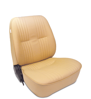 All Jeeps (Universal), Universal - Fits All Vehicles Procar Racing Seat - Pro 90 Low Back Series 1400, Beige Vinyl (Right)