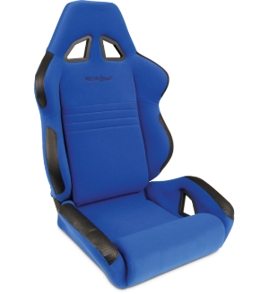 All Jeeps (Universal), Universal - Fits All Vehicles Procar Racing Seat - Rave Series 1600, Blue Velour (Right)