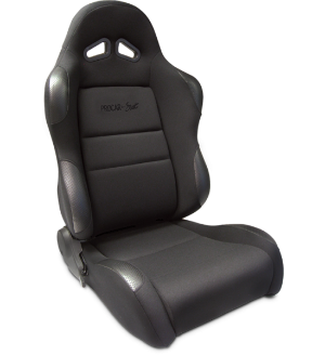All Jeeps (Universal), Universal - Fits All Vehicles Procar Racing Seat - Sportsman Series, Black Velour Inside, Black Velour Wings & Side Bolsters (Right)