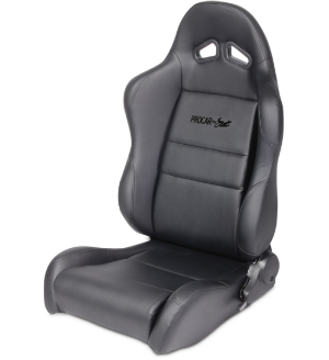 All Jeeps (Universal), Universal - Fits All Vehicles Procar Racing Seat - Sportsman Series, Black Synthetic Leather (Left)
