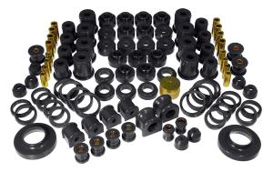 1987-1995 Jeep Wrangler , 1997-2006 Jeep Wrangler  Prothane Total Front/Rear Bushings Kit - Black