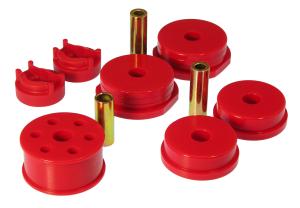 2000-2005 Mitsubishi Eclipse  Prothane Motor Mount Inserts - 4 Mount Set - Red