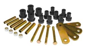1962-1976 Dodge Dart, 1962-1976 Dodge Demon, 1962-1976 Plymouth Barracuda, 1962-1976 Plymouth Duster, 1962-1976 Plymouth Valiant Prothane Rear Leaf Spring Bushings and Shackles - Black