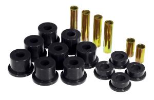 80-98 Ford F-350 Super Duty 2WD Prothane Leaf Spring Bushings - Spring Eye and Shackle (Black) Front