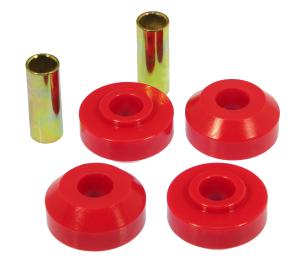 1967-1970 Ford Fairlane , 1967-1973 Mercury Cougar , 1975-1980 Ford Granada  Prothane Front Strut Rod Bushings - 2 Piece Design - Red