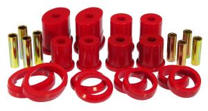 99-04 Ford Mustang (w/o Shells, Front Lower Oval Bushing) Prothane Control Arm Bushings - Rear (Red)