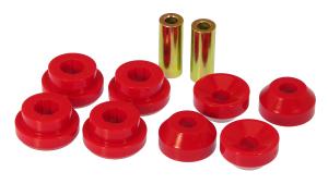 88-91 Honda CRX, 88-95 Honda Civic, 90-01 Acura Integra, 93-97 Honda Del Sol Prothane Shock Bushings - Rear (Red)