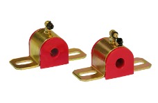 Universal Prothane PRO Sway/End Link Bush - Red - Universal 90 Deg Greasable Sway Bar Bushings - 9/16in - Type B Bracket
