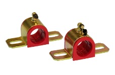 Universal Prothane PRO Sway/End Link Bush - Red - Universal 90 Deg Greasable Sway Bar Bushings - 1 5/16in - Type B Bracket