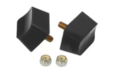Universal Prothane PRO Bump Stops - Blk - Universal Bump Stop 1X1 3/4X1 7/16 Crvd Top - Black