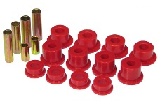 Universal Prothane PRO Spring/Shackle Bush- Red - 2wd Front Leaf Spring Bushings