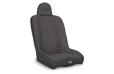 Universal PRP Daily Driver HighBack Seat - Daily Driver High Back Suspension Seat (Two Neck Slots) - All Grey