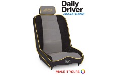 Universal PRP Daily Driver HighBack Seat - Daily Driver High Back 2In. Extra Tall Suspension