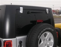 08-15 Jeep Wrangler Putco Chrome Trim Accessory - Rear Hinge Cover (Upper)