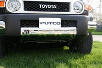 07-14 Toyota FJ Cruiser Front Apron Cover Putco Chrome Trim Accessory