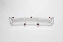 11-16 Dodge Ram Putco Bumper Grille Insert - Stainless Steel, Bar Style