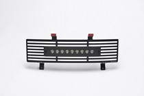 11-16 Ford F-Super Duty Putco Bumper Grille Insert - Stainless Steel, Bar Style