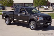 04-08 Ford F150 Putco Body Side Molding - 6' Box ( with O Flares), Billet Aluminum
