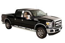 11-16 Ford F-Super Duty Putco Fender Trims - Stainless Steel
