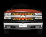 07-08 Gmc Sierra HD Putco Bolt-Over Grilles - Flaming Inferno Stainless Steel Painted (4 Color)