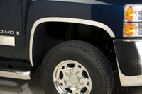 07-08 Chevrolet Silverado 1500/2500/3500 Putco Fender Trim - Stainless Steel Non-Dually