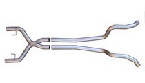 05-10 Mustang V6 Pypes 2.5” 409 Stainless Muffler-Delete Cat-Back System With Mandrel Bent Mid-Pipes and After-Cat X-Pipe