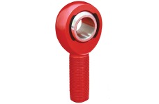 Universal QA1 QAP Rod End - A Series - A Series Endura Rod End - Male/Right Hand - .25in Bore x 1/4-28 - Red Aluminum
