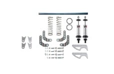 Universal QA1 QAP Coil-Overs - Weld-In - Pro Rear Weld-In Coil-Over System - Double Adj. - 12in x 100/200lbs/in - 3in Tube - Aluminum