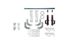 Universal QA1 QAP Coil-Overs - Weld-In - Pro Rear Weld-In Coil-Over System - MOD Series - 12in x 110lbs/in - 3in Tube - Aluminum