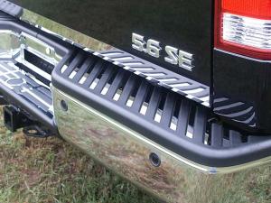 04-12 Nissan Titan QAA Rear Bumper Inserts with Rear Step