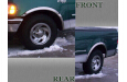 1998-2002 Lincoln Navigator QAA 6 piece Molded Stainless Steel Wheel Well Fender Trim Molding, 1.625
