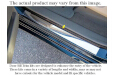 1999-2002 Chevrolet Silverado QAA 2 piece Stainless Steel Door Sill trim