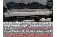 2000-2004 Dodge Dakota QAA 10 piece Stainless Steel Rocker Panel Trim, Full Kit
