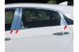 2013-2017 Hyundai Elantra QAA 4 piece Stainless Steel Pillar Post Trim