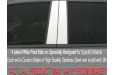 2002-2005 Hyundai Sonata QAA 4 piece Stainless Steel Pillar Post Trim