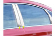 2015-2019 Hyundai Sonata QAA 6 piece Stainless Steel Pillar Post Trim