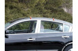 2007-2010 Nissan Altima QAA 12 piece Stainless Steel Window Trim Package, Includes Upper Trim and Pillar Posts, NO Window Sills