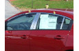 2007-2012 Nissan Sentra QAA 10 piece Stainless Steel Window Trim Package, Includes Upper Trim and Pillar Posts