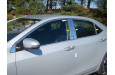 2014-2019 Toyota Corolla QAA 4 piece Stainless Steel Pillar Post Trim