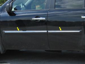 09-13 Honda Pilot 4 Door QAA Body Side Molding Accent Trims (3/4