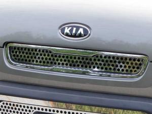 10-11 Kia Soul QAA Grille Insert Overlay - Upper