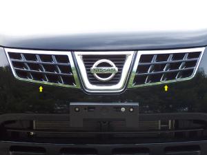 08-12 Nissan Rogue QAA Front Grille Extension Accents 