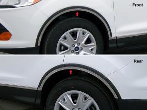 2013 Ford Escape QAA Wheel Well Trims with Gaskets