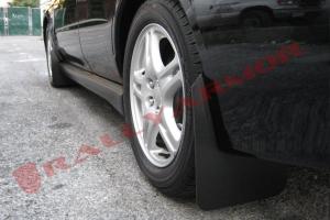 Subaru Impreza 2002-2007 RS, 2.5i, WRX, STI Rally Armor Mud Flaps - Black/Black Logo