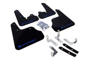 Subaru Impreza 2012-2016 Rally Armor Mud Flaps - Black/Blue Logo