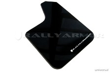 Universal Rally Armor RAL UR Blk Flap/Wht Logo - Universal Fit (No Hardware) Black UR Mud Flap w/ White