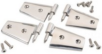 07-12 JK 2 & 4 Door Full & Half Door Rampage Door Hinges - Polished Stainless