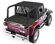 97-06 Jeep Wrangler Rampage Tonneau Cover - Denim Black