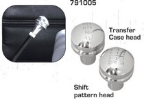 Most 97-06 Wrangler, Some 94-95 Wranglers Rampage Billet Shift Knob with Shift Pattern - 5 Speed 10mm x 1.5metric 